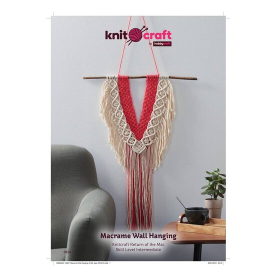 Knitcraft Macram&eacute; Wall Hanging Pattern 0156 image number 1