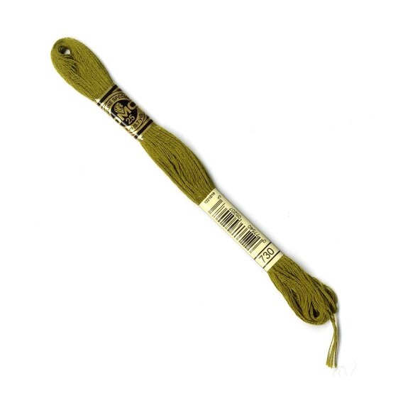 DMC Green Mouline Special 25 Cotton Thread 8m (730) image number 1