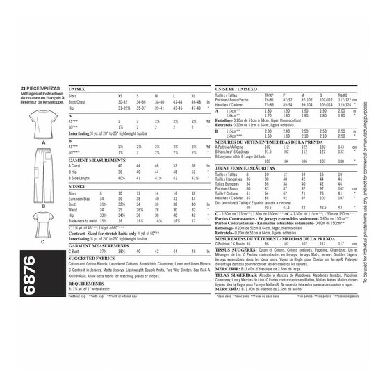 New Look Unisex Scrubs Sewing Pattern 6876 image number 2