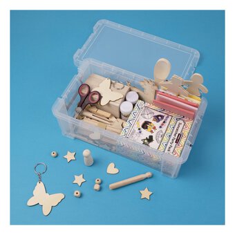 Whitefurze Allstore 5.8 Litre Clear Storage Box