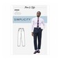 Simplicity Men&rsquo;s Trousers Sewing Pattern S9043 (44-52) image number 1