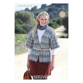 Sirdar Crofter DK Kimono Digital Pattern 7337
