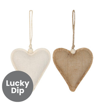 Assorted Hanging Rope Heart