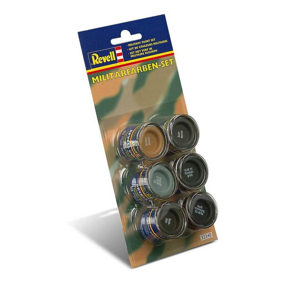 Revell Military Enamel Paint Set 6 Pieces image number 1