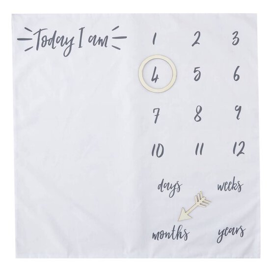 Ginger Ray Oh Baby Milestone Mat image number 1