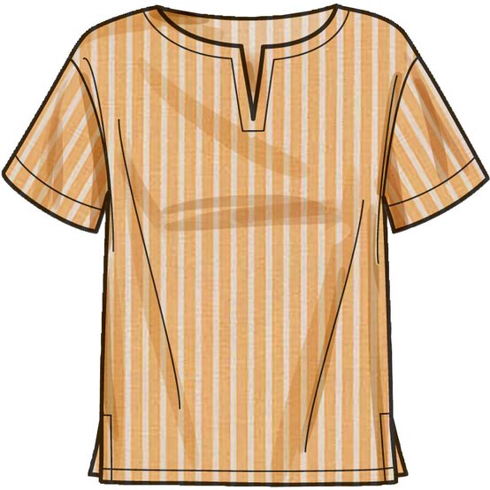 Simplicity Tops in Two Lengths Sewing Pattern S9274 (16-24) image number 5