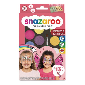 Snazaroo Unicorns and Butterflies Face Paint Kit