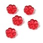 Hemline Red Novelty Flower Button 5 Pack image number 1