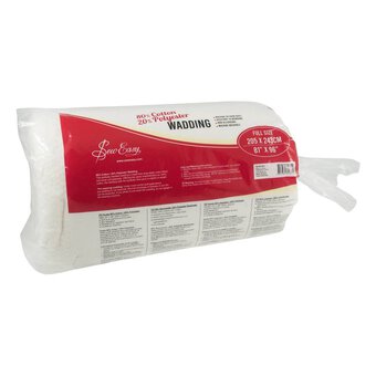 Cotton and Polyester Wadding (Full) 206cm x 244cm