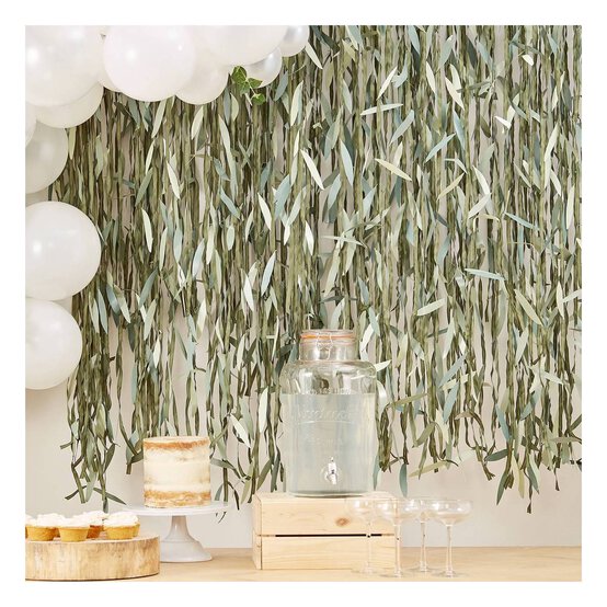 Ginger Ray Leaf Ribbon Backdrop 100m image number 2