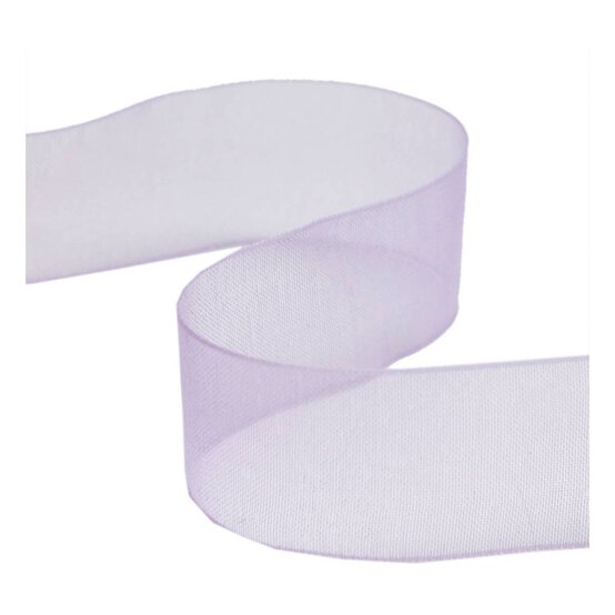 Lilac Organdie Ribbon 20mm x 5m image number 1