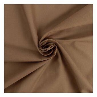 Beige Lawn Cotton Fabric by the Metre
