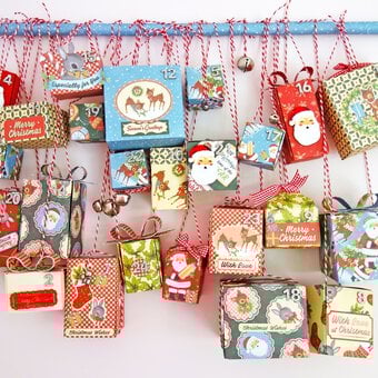 How to Make a Box Advent Calendar