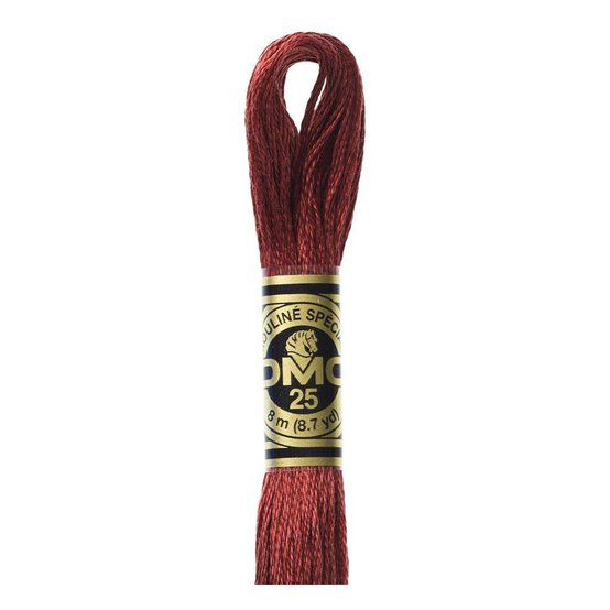 DMC Red Mouline Special 25 Cotton Thread 8m (221) image number 1