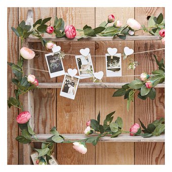 Ginger Ray Pink Floral Garland 1.9m