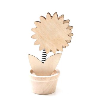 Decorate Your Own Flower Memo Holder