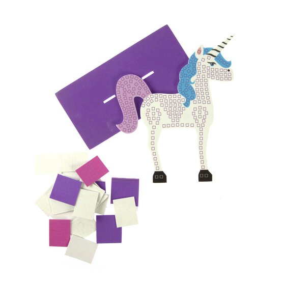Decorate Your Own 3D Mosaic Unicorn image number 2