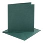Dark Green Cards  6 x 6 Inches 4 Pack image number 1