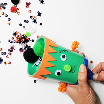 How to Make a Frankenstein Pom Pom Shooter