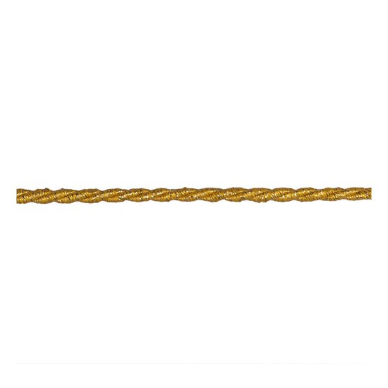 Gold 6mm Cord Trim by the Metre image number 1