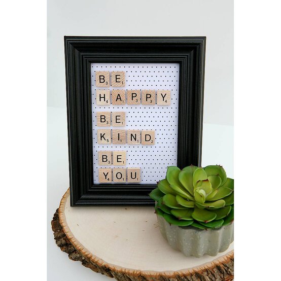 Wooden Letter Tiles 114 Pieces image number 6