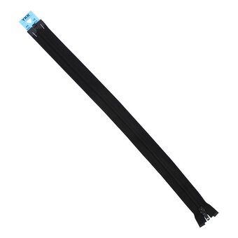 YKK Black Nylon Open End Zip 46cm