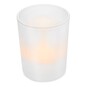 Frosted Glass Candle Holder 6.5cm image number 2