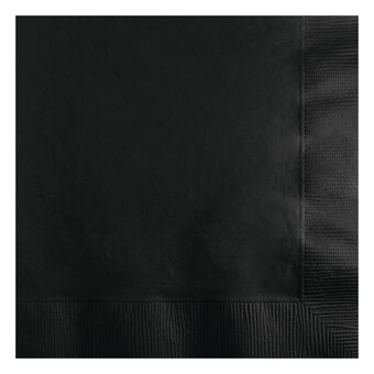 Black Velvet Lunch Napkins 20 Pack