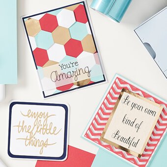 Your Cricut Explore Inspirational Notelets