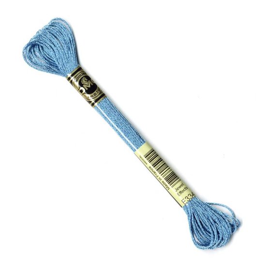 DMC Mouline Blue Topaz Light Effects Embroidery Thread 8m (E334) image number 1