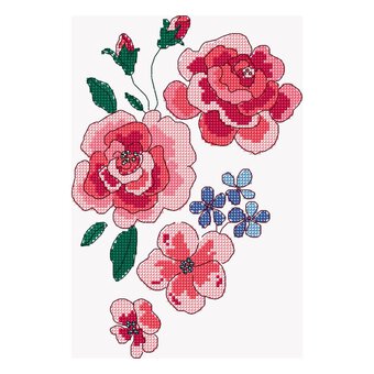 FREE PATTERN DMC Climbing Rose Cross Stitch 0217