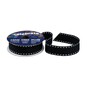 Black Grosgrain Running Stitch Ribbon 15mm x 4m image number 1
