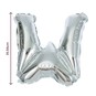 Silver Foil Letter W Balloon image number 2