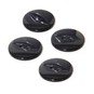 Hemline Black Basic Fish Eye Button 4 Pack image number 1