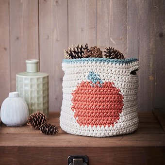 How to Crochet a Pumpkin Basket - Free Pattern