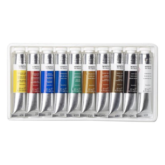 Winsor & Newton Oil Colour Tubes 21ml 10 Pack