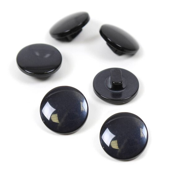 Hemline Royal Blue Basic Knitwear Button 6 Pack image number 1