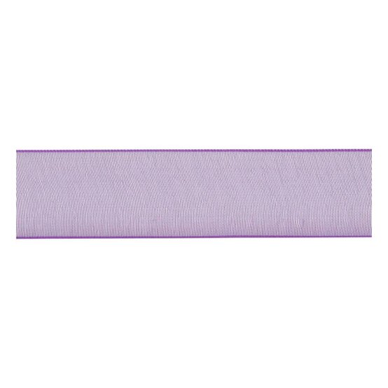 Purple Organdie Ribbon 20mm x 5m image number 2