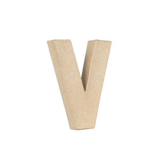 Mini Mache Letter V 10cm image number 1