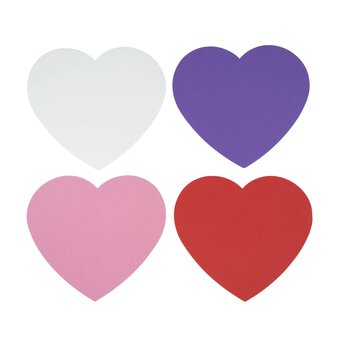 Heart Foam Sheets 4 Pack