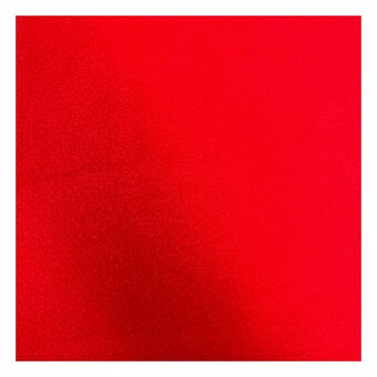 Red Polar Fleece Fabric by the Metre