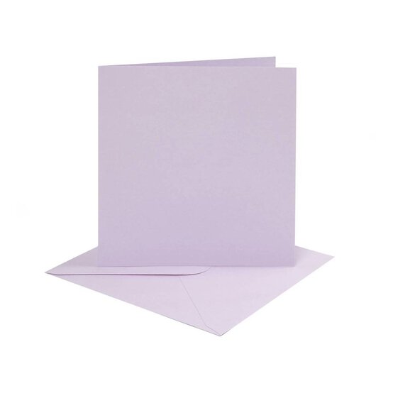 Lilac Cards  6 x 6 Inches 4 Pack image number 1