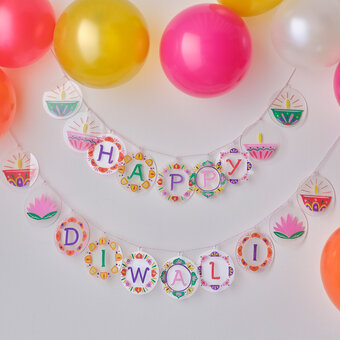 How to Make an Acrylic Diwali Garland