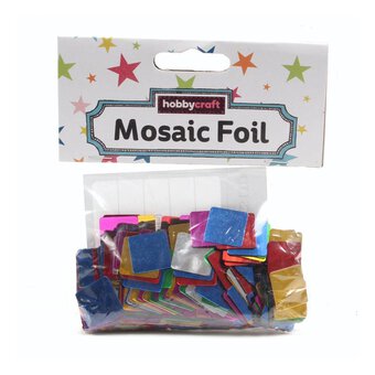 Multi-Coloured Mosaic Foil Pieces 25 g