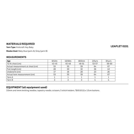 Knitcraft Texture Cardigan Digital Pattern 0151 image number 2