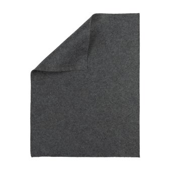 Charcoal Polyester Felt Sheet A4