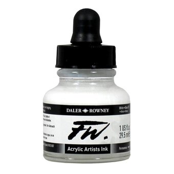 Daler-Rowney White FW Artists Ink 29.5ml