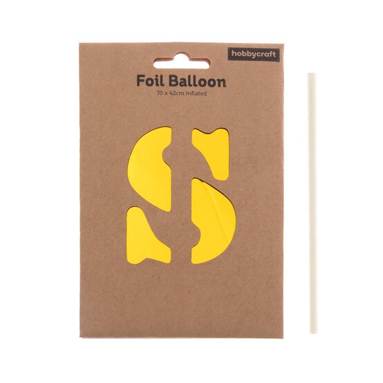 Extra Large Gold Foil Letter S Balloon image number 3