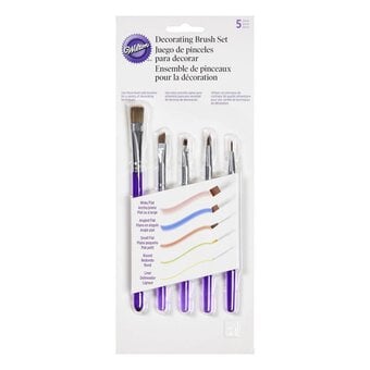 Wilton Decorating Brush Set 5 Pieces