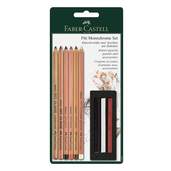 Faber-Castell Pitt Monochrome Set 9 Pack